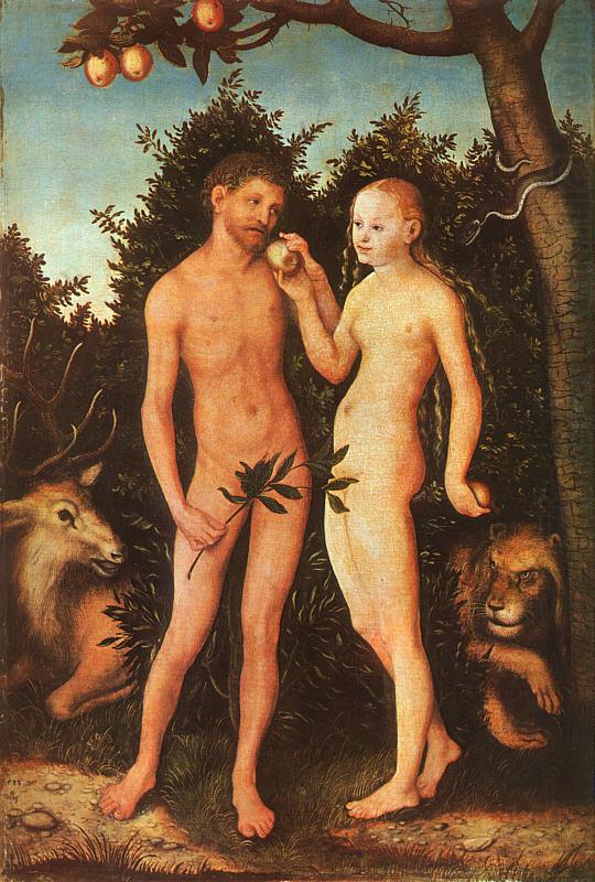 Adam and Eve, Lucas  Cranach